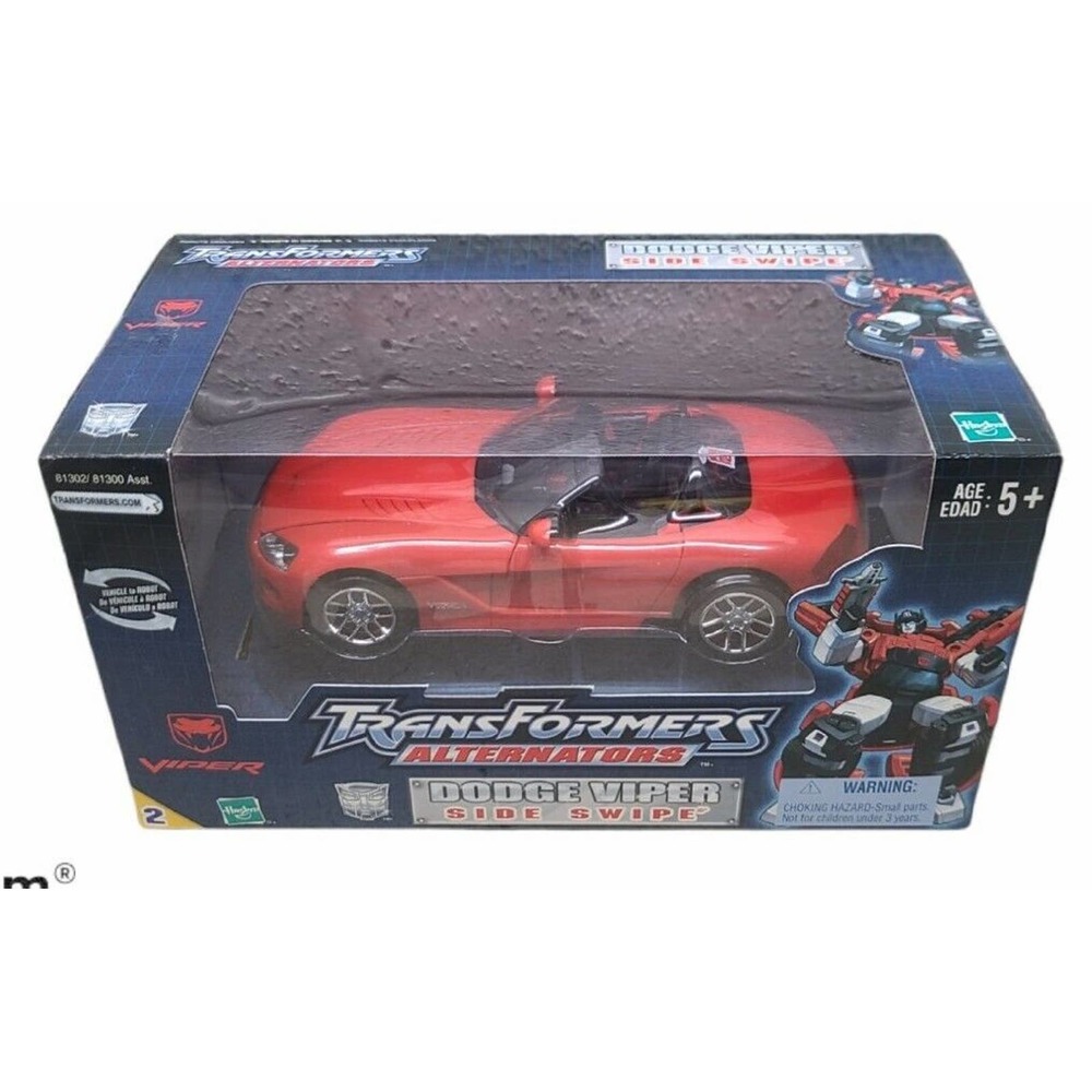 TRANSFORMERS Side Swipe Alternators Figure Dodge Viper Complete